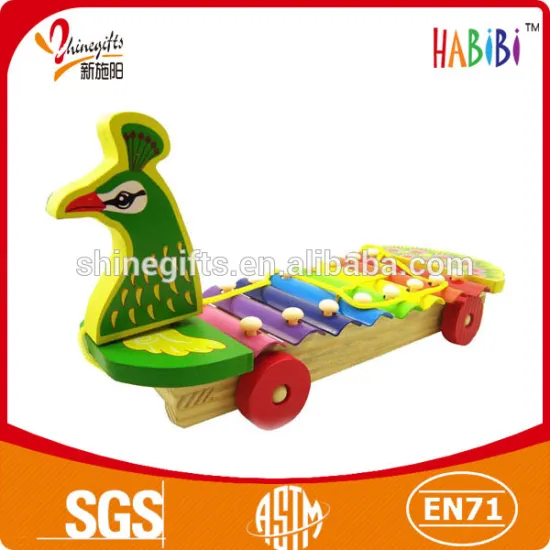 Lovely peacock xylophone for child