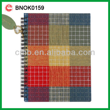 A5 ECO FABRIC COVER SPIRAL NOTEBOOK