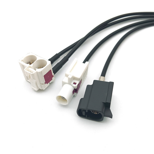 Dual Fakra Female to Fakra Radio Antenna Cable