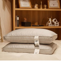 Custom Bed Pillow Cushion Cover Satin Hotel Travel Plush Massage Pillows Case