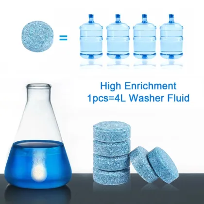 Hot Product: Free Samples Effervescent Car Glass Windshield Washer Tablets