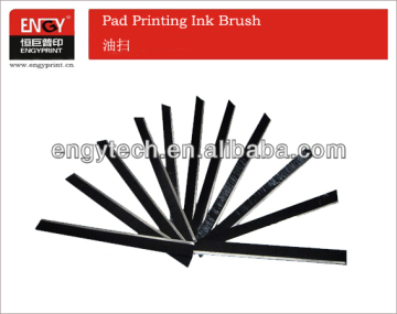 Ink brush for pad printing machinery