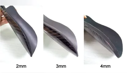 High mold carbon fiber shin guard