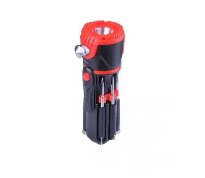 Personalized Multifunction Emergency Hammer W/ Flashlight