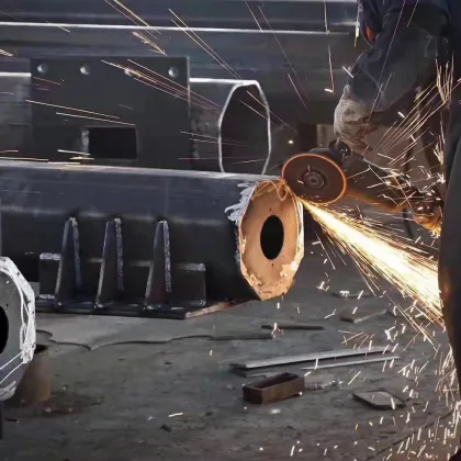 Cantilever Traffic Pole with Davit and Extension Arm