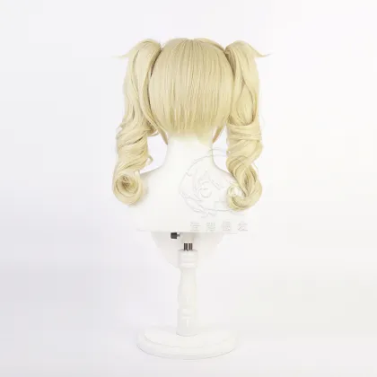 Ainizi 50cm Double Ponytail Barbara Genshin Impact Cosplay Wig