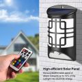 Solar Light Flame Induction Wall Lamp