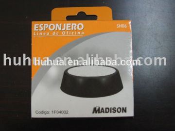 color box packing sponge holder for bank using counting tamper