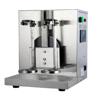 Double Bubble Tea Shaker Machine for Commercial Milk Tea Bottles