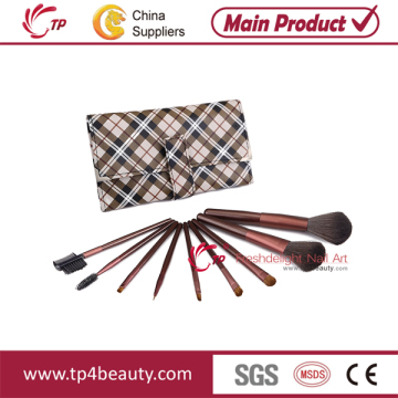 9PCS Wood Makeup Brush (TP-MB09-A)