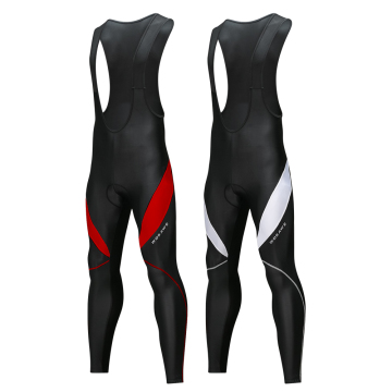 WOSAWE Men's 3D Gel Pad Cycling Bib Long Tights for Road Bike and MTB Racing, Winter Fleece Pants