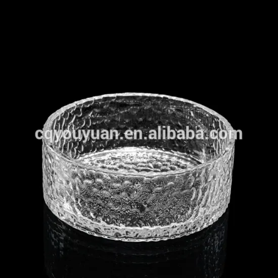 Hot Sale Clear Glass Ice Cream Cold Plates &Bowl