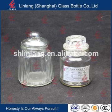Wholesale Manufacturer China Star Storage Glass Jar with Cork for Gift