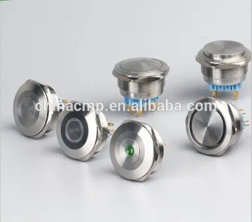CMP high quality IP67 metal stainless steel 40mm big push button switch