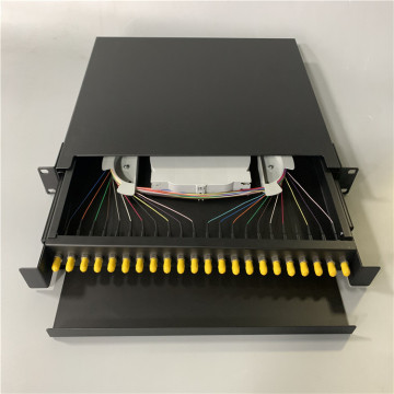 Patch Panel Fiber Optic 24 Port Drawer FO Patch Panel Fiber Optic 24 port Supplier