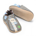 Animal Embroidery Baby Soft Leather Shoes