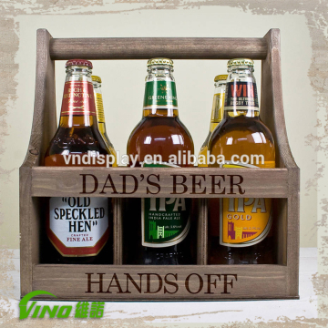 Rustic Wooden Beer Basket, Beer Packaging, Gift Basket