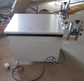 Cheapest HSS6080 Manual Precision Flat Screen Printing Press with Vacuum Table