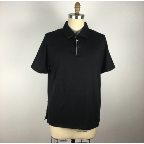 Black men's Polo shirts Office leisure shirts