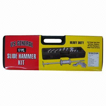 17-piece slide hammer set with eight functions