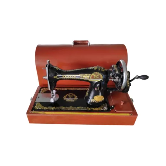 SKYFLY Brand JA2-1 Household Sewing Machine with Wooden Case - Complete Set with Spare Parts