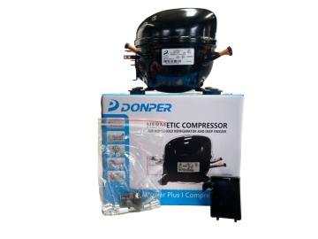 Don-per Original New R600a 1/8HP 1/6HP 1/5HP 1/4HP 1/3HP 1/2hp Refrigerator freezer Compressor Individual Carton Package