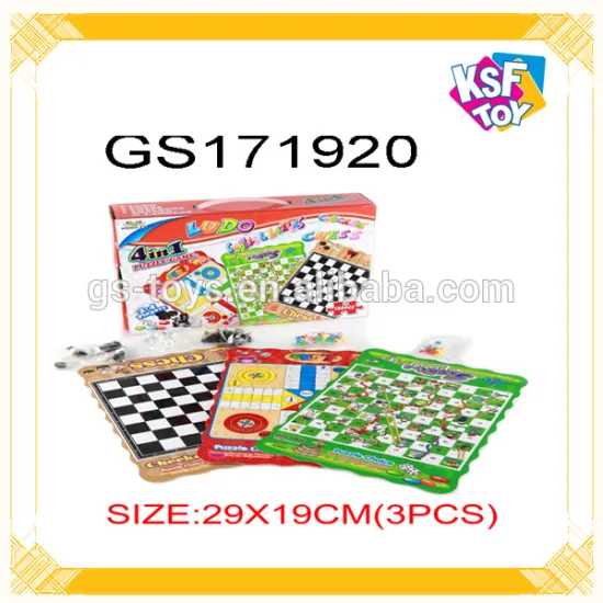 Hot Sell 4In1 Chess Game Toy For Kids Educatioal Toy