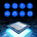 AK3V Intel Core Apollo Lake Celeron J3455 Windows 10 Mini PC 4GB 6GB RAM 64GB 128GB ROM 1000M LAN Mini Computer Support 2.5" HDD