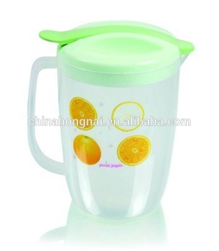 2L plastic PP food safe pitcher