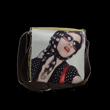 Sublimation heat transfer blank beige small single--shoulder bag