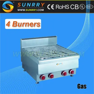 Heavy duty gas cooker with gas burners industrial used (SUNRRY SY-GB600)