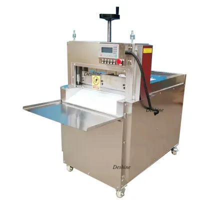 New Zealand Automatic Frozen Meat Slicer CNC Lamb Roll Bacon Slicer