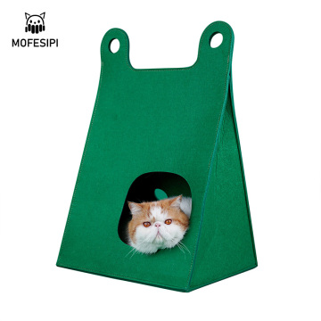 MOFESIPI Comfortable Creative Four Seasons Universal Felt Cat Litter All-in-one Molding Cat House