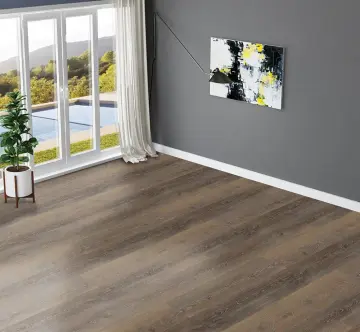 virgin LVT glue down with acoustic IXPE foam pad