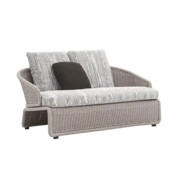 white wicker furniture outdoor sectional sofa set