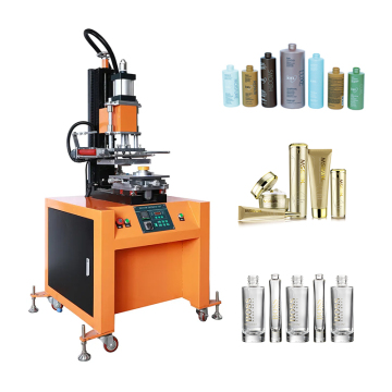 Automatic Hot Foil Stamping Machine for H200FR Semi-Auto Flat Round Plastic Perfume Bottles