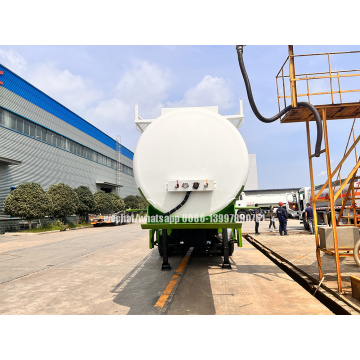 To Middle East 30,000liters 3 BPW Axles Chemical Liquid Semi Trailer For Sale