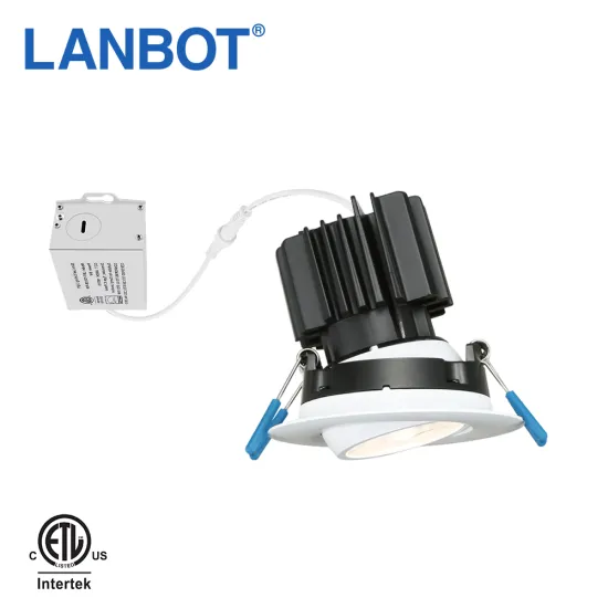 2024 LED Downlight: 3-inch, 11W, 360-degree Rotate Gimbal, COB Technology