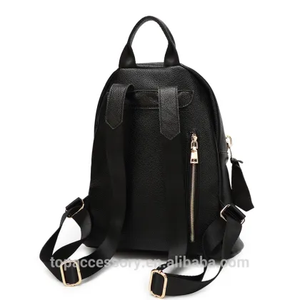 Rivets Genuine Leather Backpack Cowhide Women Backpack Outdoor