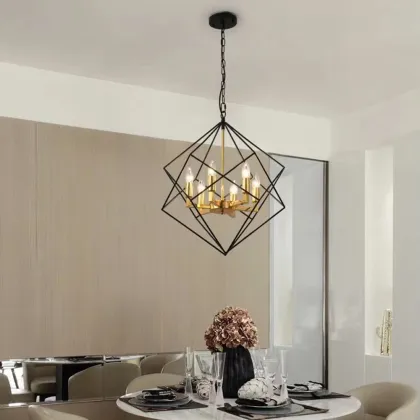 American Creative Industry Style Special-shaped Pendant Lamp for Restaurant Kitchen Island