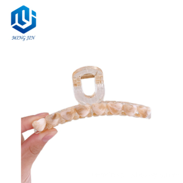 Simple Sweet Elegant Wholesale Korea Women's Acetate Heart Hair Claw Clip
