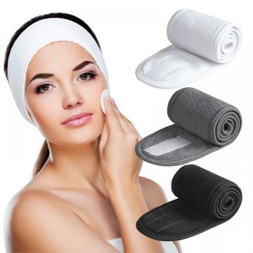 Terry MakeUp Face Washing Wrap Spa Adjustable Headband