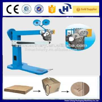 Hot Sale High Quality Semi-automatic Manual Type Paperboard Stitching With Corrugated Carton Box Stitcher Machine
