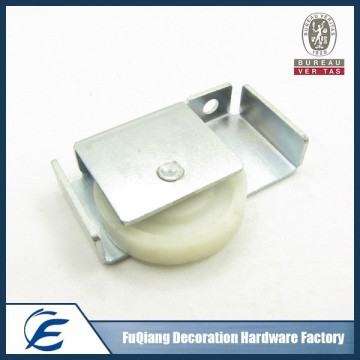 Sliding door rollers with plastic wheel