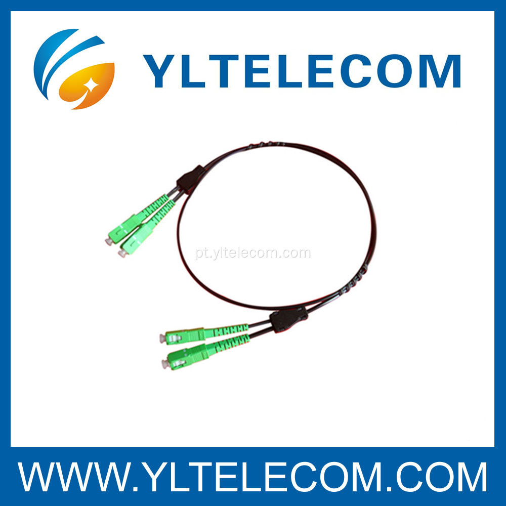Único modo do MTR MTRJ do RUÍDO do ST LC do SC do cabo de remendo FTTH FC da fibra ótica ou multi