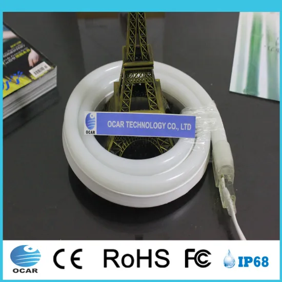 2016 new products pvc material white neon lights for home decoration