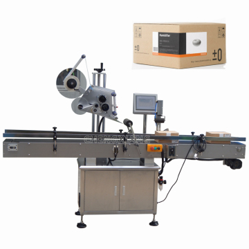Machine d'étiquetage de l'autocollant côté supérieur - Machine d'étiquetage du coin carton automatique CX-PMT