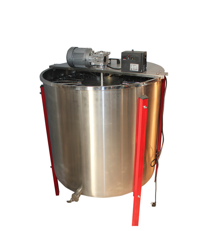 Fully automatic honey extractor reversible used for honey processing with 24 frames