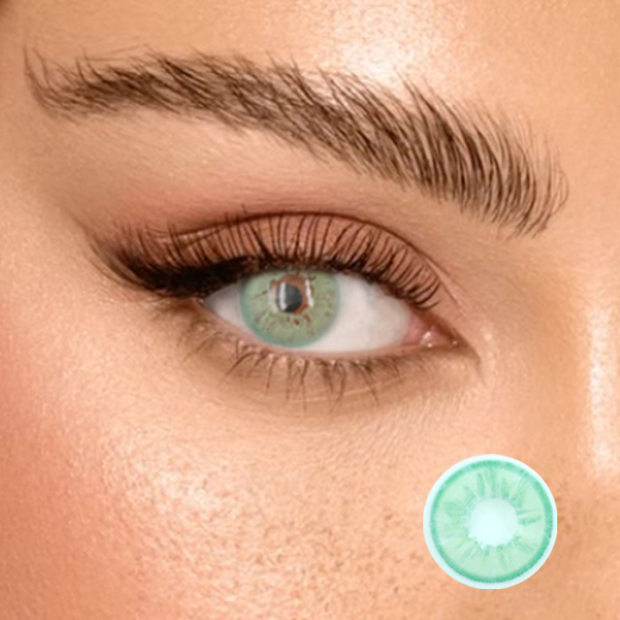 High quality contact lens special makeup is obvious