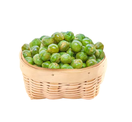 Chinese famous snack food Ganyuan brand crab flavor green peas